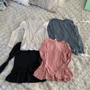 4 shirts  Crewcuts. Size S